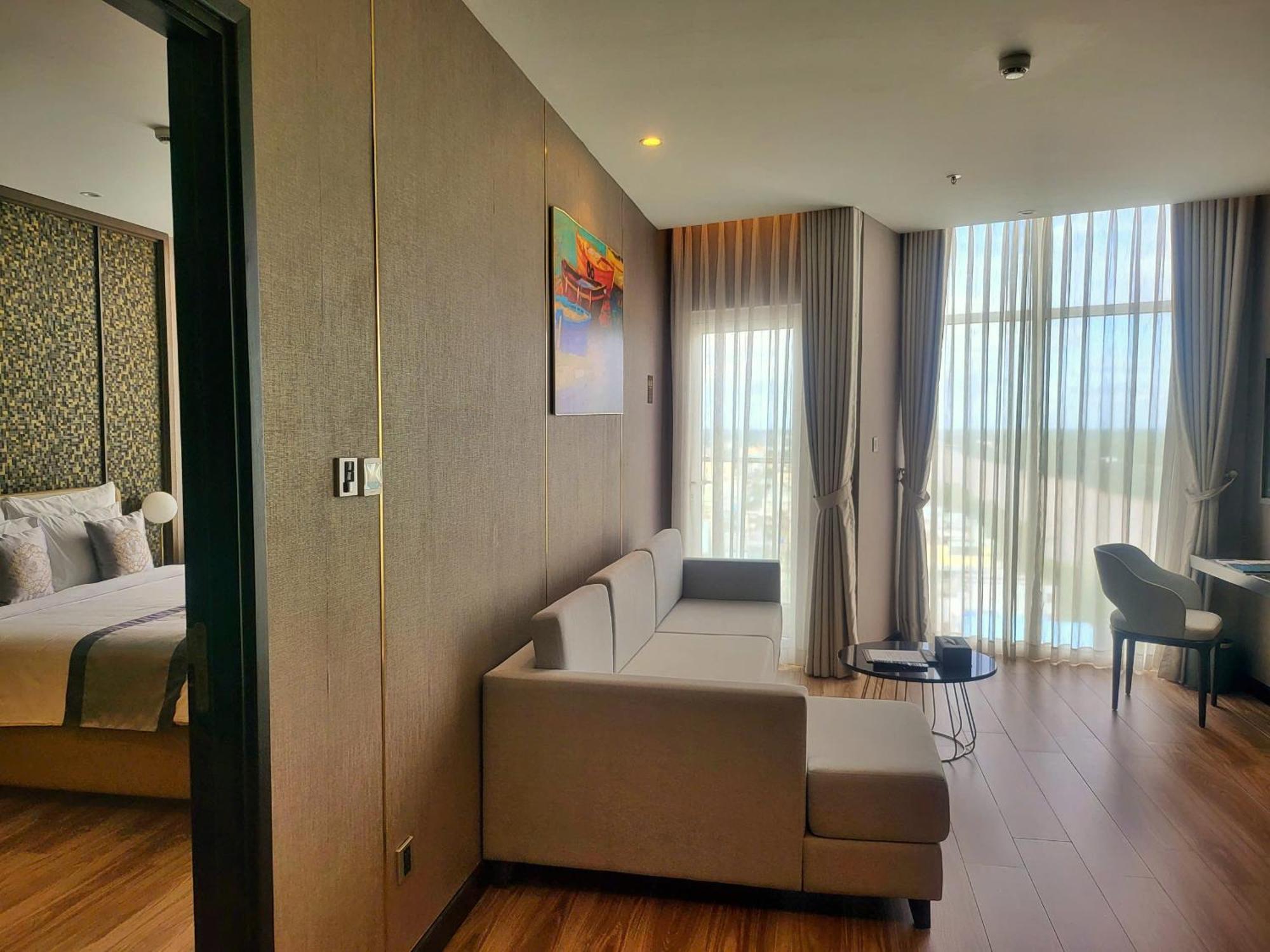 Diamond Stars Ben Tre Hotel מראה חיצוני תמונה A suite at the hotel